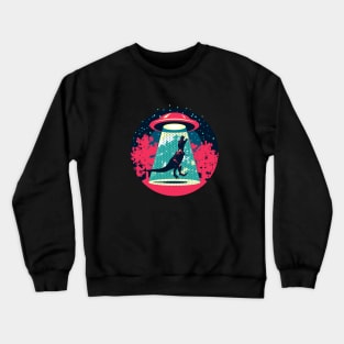 Beware UFO, T. Rex / Red Crewneck Sweatshirt